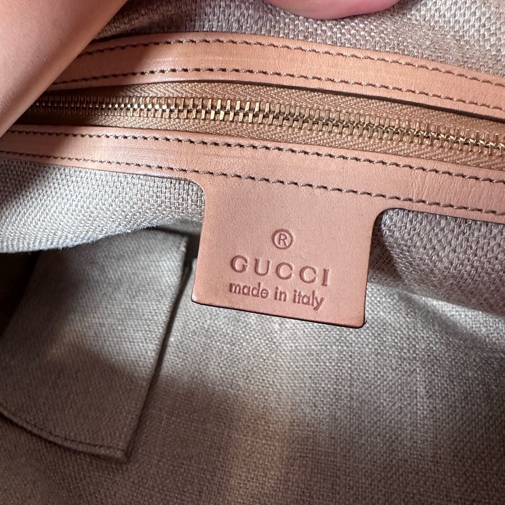 Gucci Peggy Bamboo Handle Hobo Floral Leather Bag - Picture 5 of 10